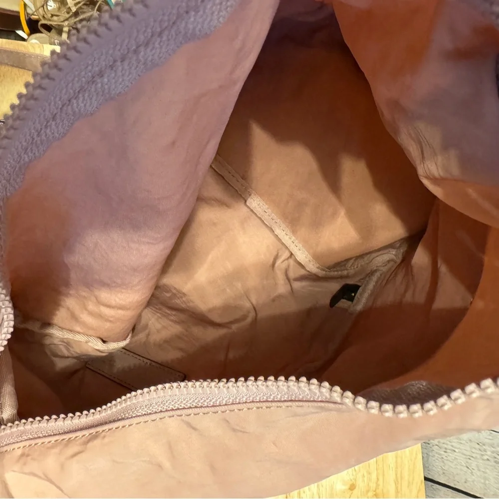 Rebecca Minkoff “Julian” Blush Pink Nylon Convertible Backpack Hobo carryall